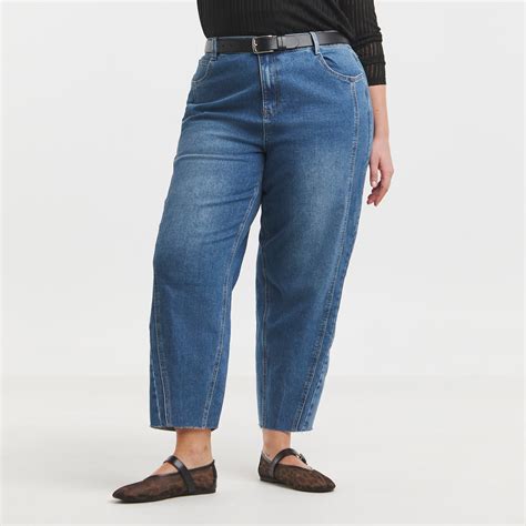 Plus Size Barrel Jeans | Women's Barrel Leg Jeans | Simply Be