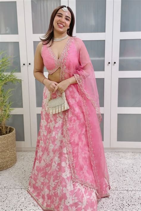 Himani In Candy Pink Silk Lehenga Set – Ivory by Dipika