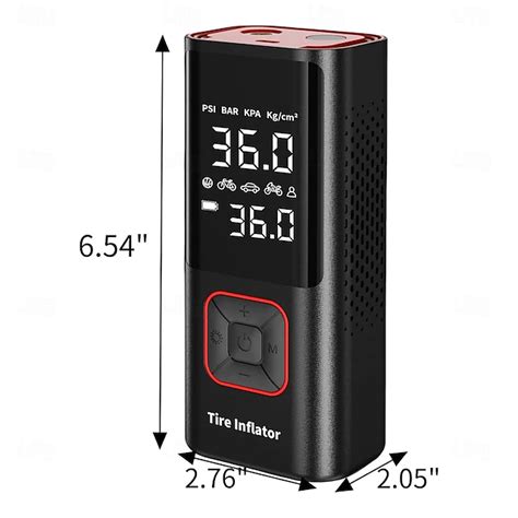 Cordless Tire Inflator Portable Air Compressor 150PSI Air Pump with ...