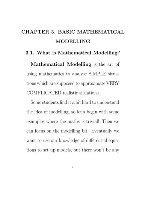 Mathematical Modelling Tutorial 的图像结果