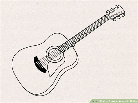 How to Draw an Acoustic Guitar: 15 Steps (with Pictures) - wikiHow ...