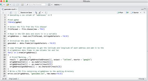How to geocode a csv of addresses in R - Storybench