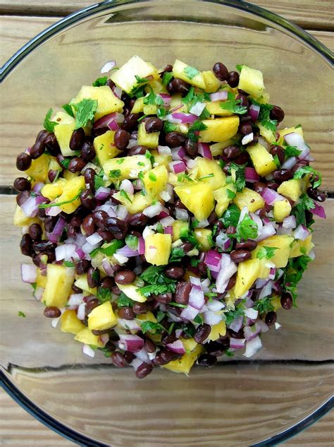 Pineapple Black Bean Salsa Recipe - Cooking Signature