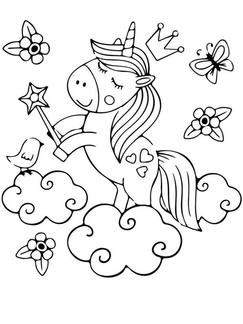 Unicorn Coloring Pages: Color Your Dreams with Fantasy 🎨🌈 ...
