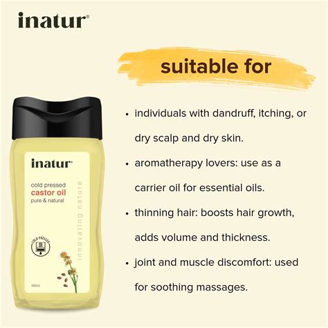 Natural Cold Pressed Castor Oil - Inatur