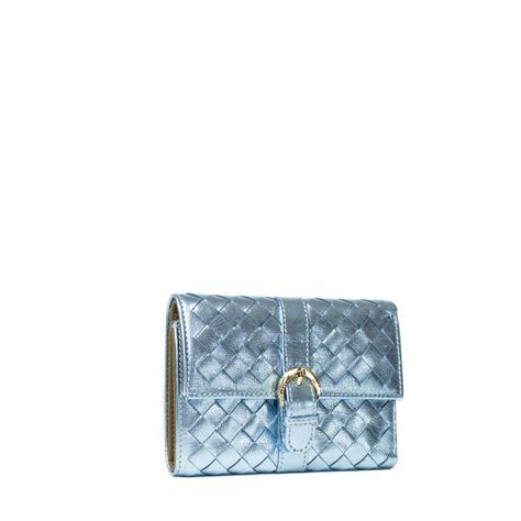 CAW 5 - MINI WALLET - METALLIC BLUE / OLIVE – Calonge