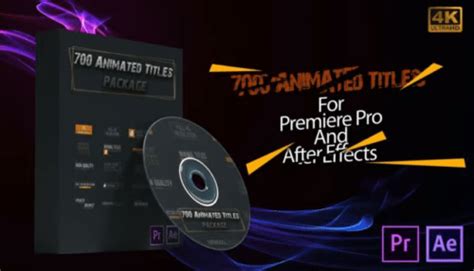 Ultimate 700 Animated Title Package for Captivating Videos in Premiere ...
