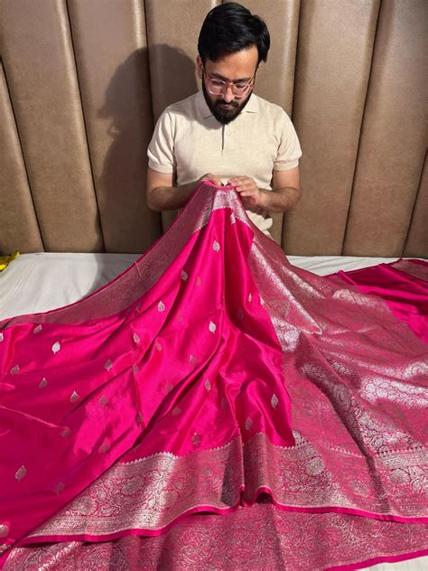 Buy Mashru Silk Sarees Online | Glossy Finish & Vibrant Colors – Unique ...