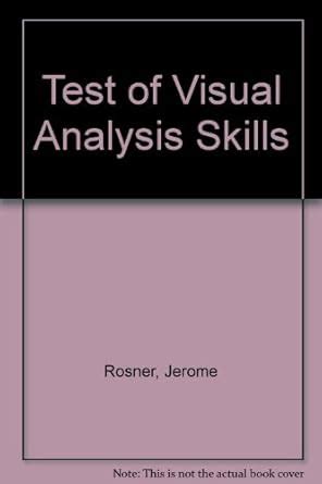 Buy Test of Visual Analysis Skills Book Online at Low Prices in India ...