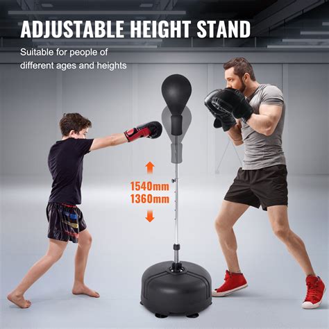 VEVOR Punching Bag, Reflex Boxing Bag for Teens & Adults, Height ...