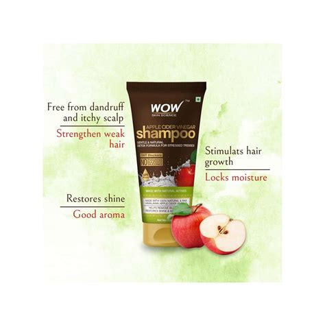 Buy WOW SKIN SCIENCE APPLE CIDER VINEGAR SHAMPOO TUBE OF 200 ML Online ...