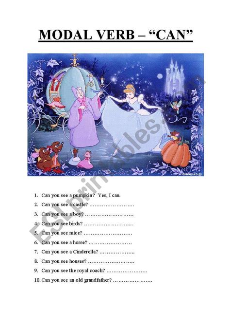 Can Model Verb Worksheet 的图像结果