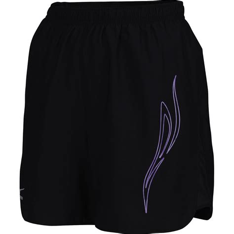 Mizuno Women's Ascend Running Shorts, Black-Pansy, Large : Amazon.in ...