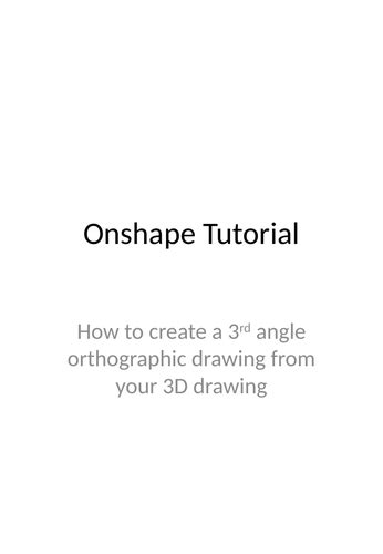 Image result for Onshape Tutorial