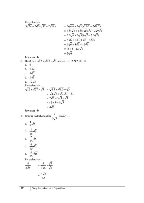 Contoh Soal Eksponen Kelas 10: Latihan & Pembahasan
