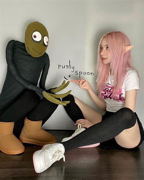 Ira Dash | i sewed myself a friend 💚 . #saladfingers @davidfirth66 | Instagram