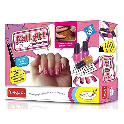 Buy Handycrafts - Nail Art Parlour Set ,Manicure Kit , Pamper your ...