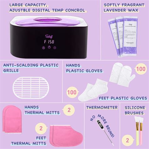 Large 4000ml Paraffin Wax Machine for Arthritis Relief - Hypoallergenic ...