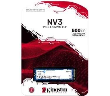 Kingston NV3 M.2 2280 (retail) 500GB: beste prijs - Tweakers