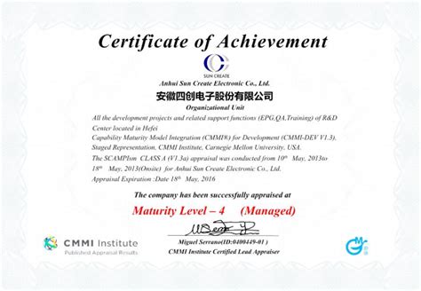 通联金融顺利通过CMMI三级认证-上海通联金融服务有限公司