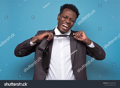 16 Man Choking Himself Neck Tie Images, Stock Photos, and Vectors ...