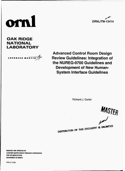 Advanced control room design review guidelines: Integration of the ...