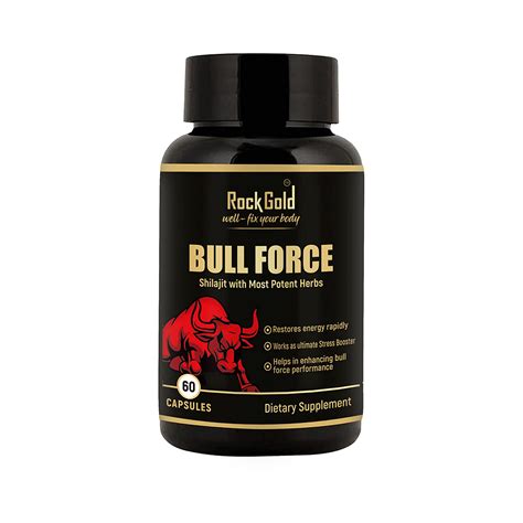 Rock Gold Bull Force Capsule | 30 Minutes 24/7 Delivery