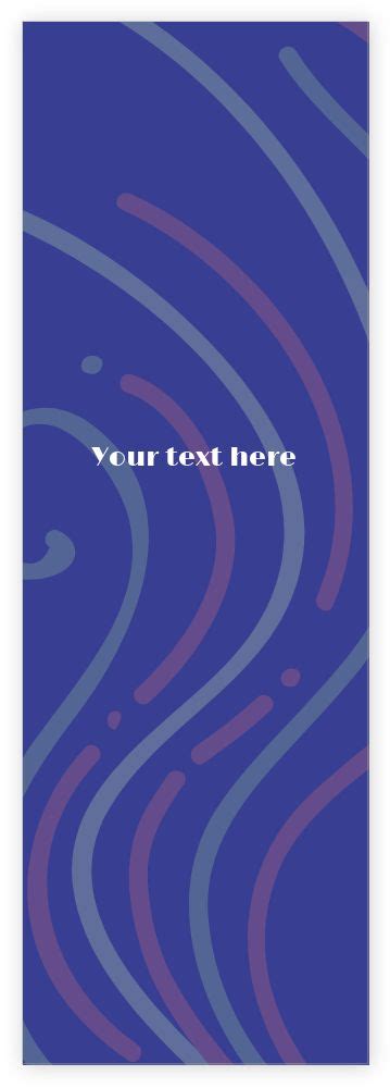 Line Wave Bookmarks Design | Customize Online | Printo