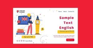 Language Sample Text 的图像结果