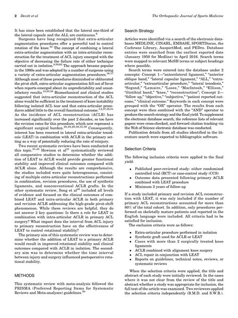 Best Evidence Synthesis