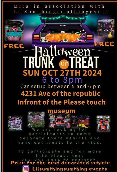 Lss trunk or treat, Please Touch Museum, Philadelphia, 27 October 2024 ...