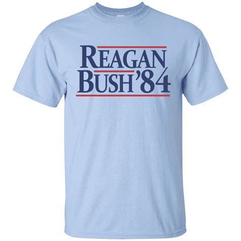 Reagan Bush '84 Presidential Election Retro T-Shirt – Patriot Powered ...