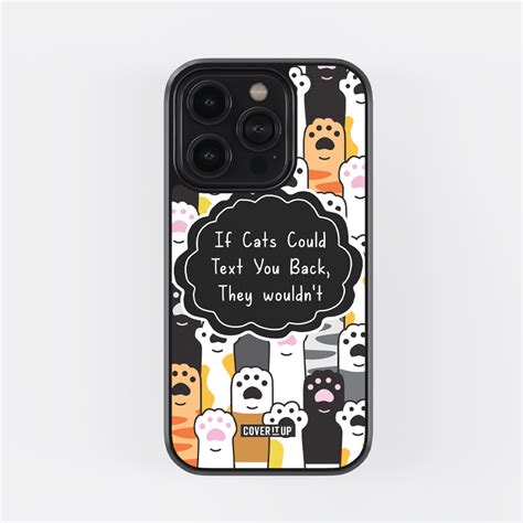 Cats Purring Sass Glass Case