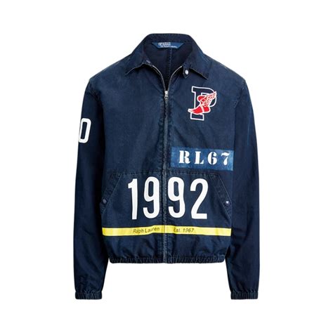 Indigo Stadium Denim Jacket for Men | Ralph Lauren® IN