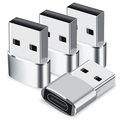 Storite 4 Pack Mini USB 3.1 Type C Adapter for Data Sync,Type C Female ...