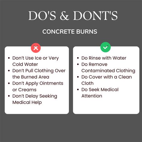 How to Treat Cement and Concrete Burns Safely