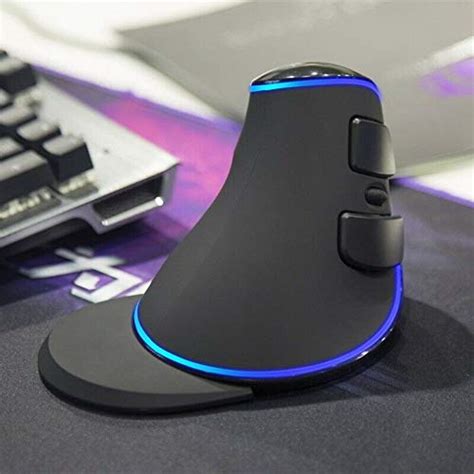 Amazon.in: Buy Delux M618 Plus Vertical Mouse Blue Light Ergonomic ...
