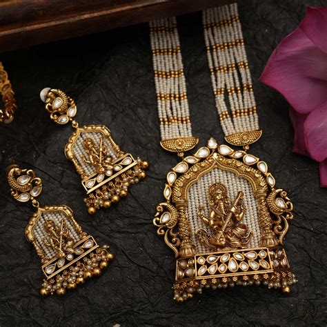 Kundan Long Necklace & Polki Long Necklace for Women – Page 2