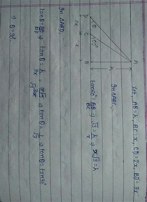 the shadow of a flag -staff is three times as long as the shadow of the ...