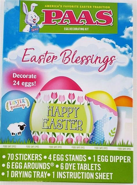 Paas Easter Egg Decorating Kit Instructions | Shelly Lighting