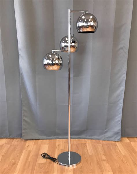 Koch and Lowy OMI Three-Light Chrome Orb Floor Lamp at 1stDibs | omi ...