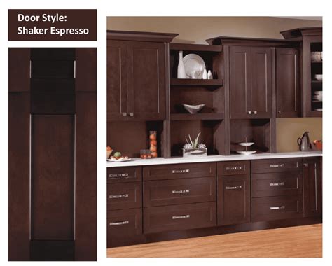 Espresso Kitchen Cabinets With Black Handles