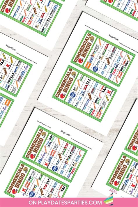 Free Printable Super Bowl Bingo Cards 8 Boards