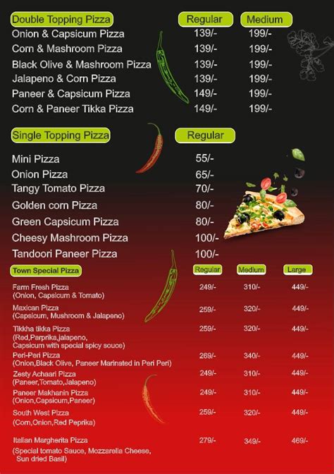Menu at Town Centre Best Restaurant in Kharar Best Party hall, Kharar
