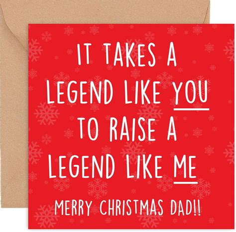 Felbridge Studio - Dad Christmas Card Funny - Family Christmas Cards ...