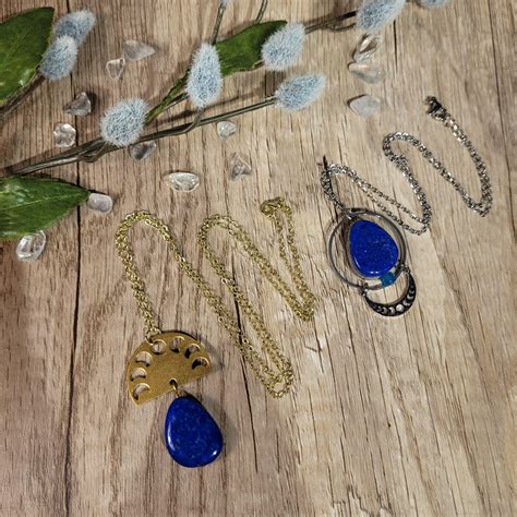 Lapis Lazuli Necklaces! I created these with ethically sourced Lapis ...
