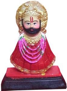ROBIN TEPER Khatu Shyam Shyam Baba Decorative Showpiece - 12 cm Price ...