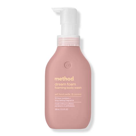 method - French Vanille & Coconut Dream Foam Foaming Body Wash | Ulta ...