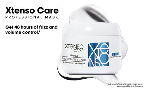 L'Oréal Professionnel Xtenso Care Masque for Frizz-Free, Smooth ...