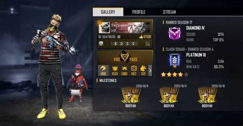 SK Sabir Boss in Free Fire: In-game ID, settings, stats, and more